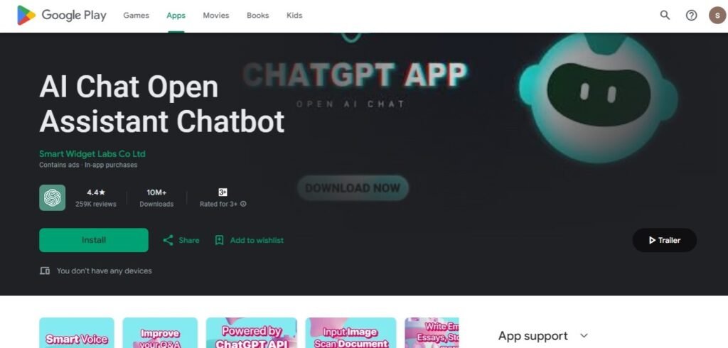 chat gpt apps for android
